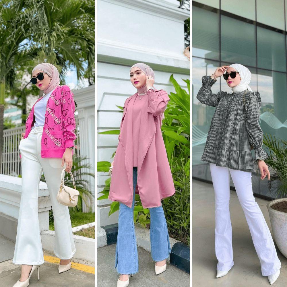 9 Ide Mix and Match Celana Cutbray ala Yolla Anggita, Stylish!