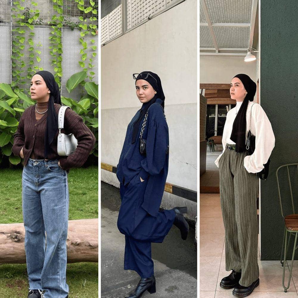 11 Ide Padu Padan Outfit Pakai Turban ala Via Zulviani, Modis!