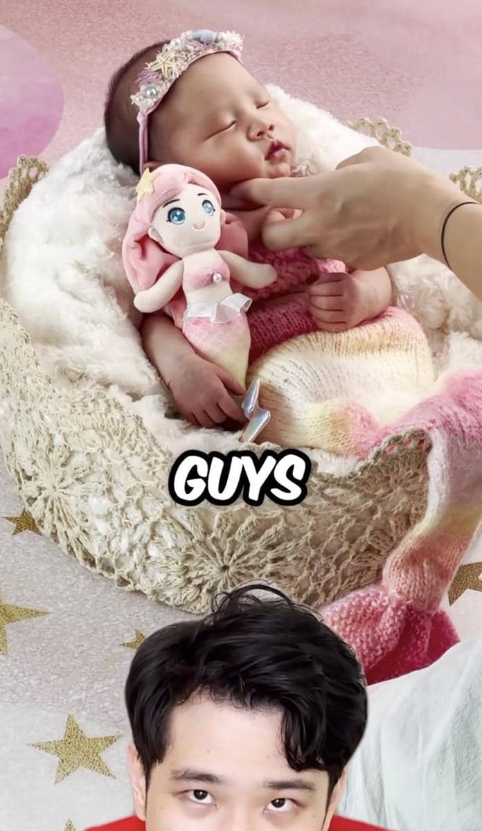 potret di balik newborn photoshoot Sophia, anak Jess No Limit (Instagram.com/jessnolimit)