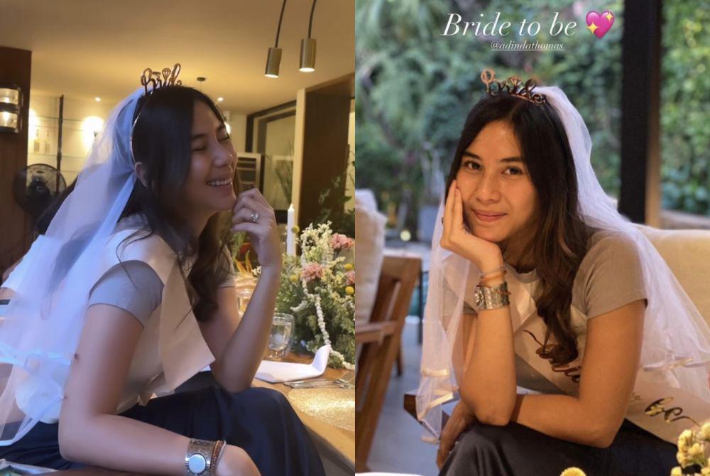7 Potret Adinda Thomas Kembali Dapat Kejutan Bridal Shower