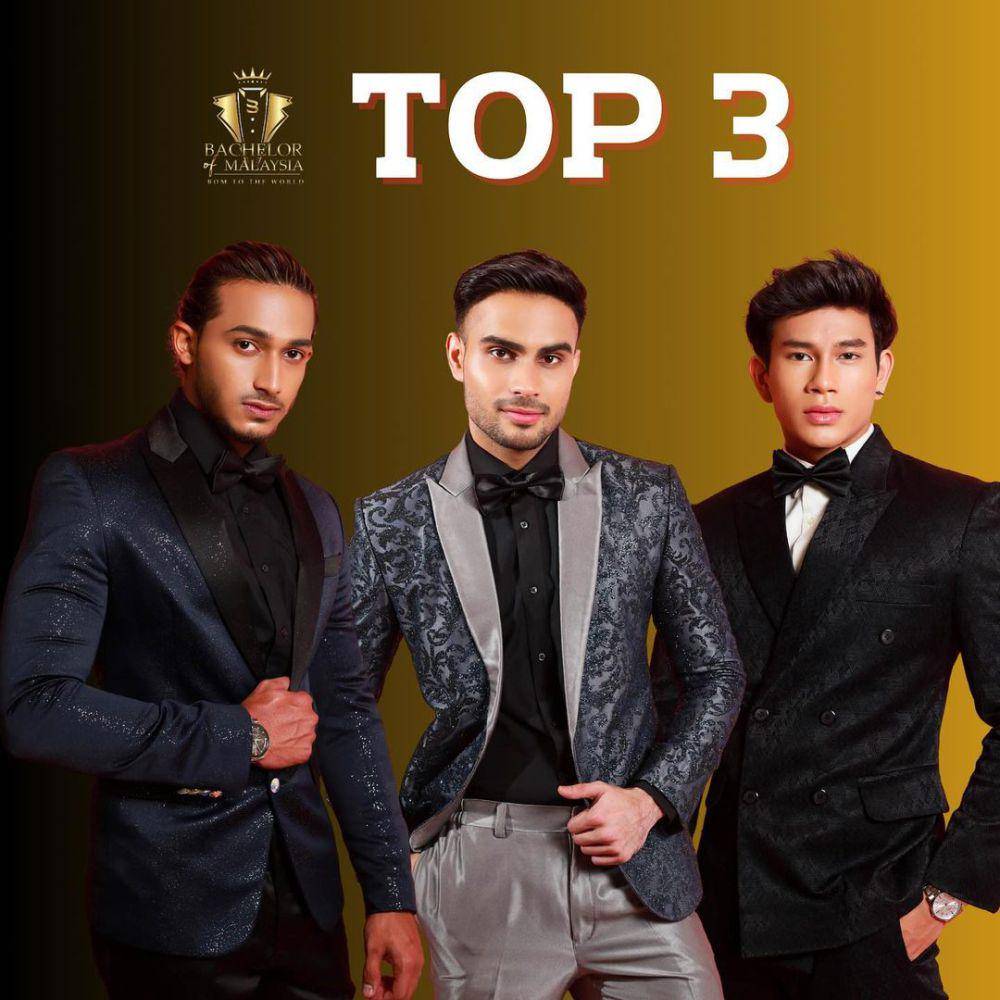 Top 3 Bachelor of Malaysia 2023 (instagram.com/bachelorofmalaysia)