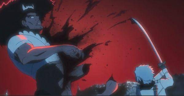 Hitsugaya menebas Charlotte ( Dok. Pierrot / Bleach: Thousand-Year Blood War )