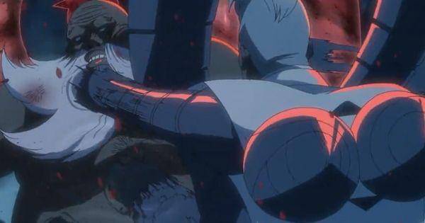 Zombie Kensei menghajar PePe ( Dok. Pierrot / Bleach: Thousand-Year Blood War )