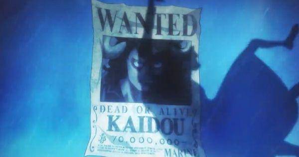 Poster buronan Kaido saat masih remaja ( Dok. Toei Animation / One Piece )