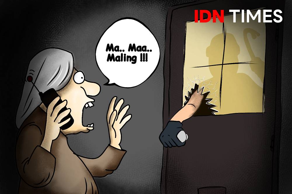 Ilustrasi maling/pencuri. (IDN Times/ Agung Sedana)