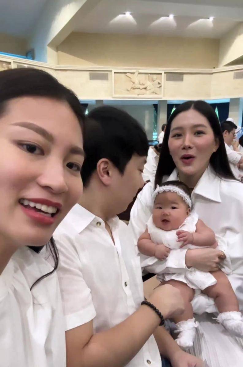 potret Patricia Gouw jadi ibu baptis dari anak sahabat (instagram.com/patriciagouw)