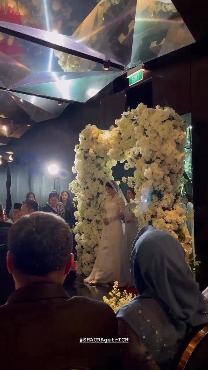 momen akad nikah Shaura Nabilla (instagram.com/mdaffaefranda)