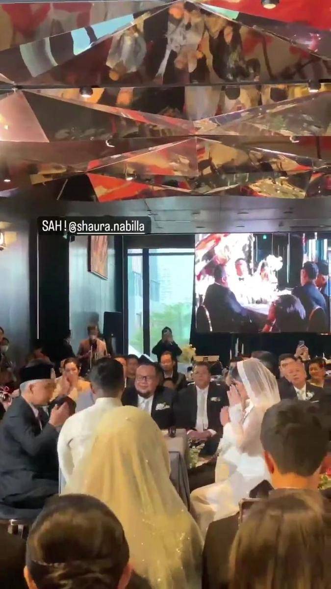 momen akad nikah Shaura Nabilla (instagram.com/mzulviazhari)