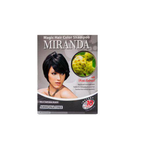 Miranda Magic Hair Color Shampoo Black (alodokter.com)