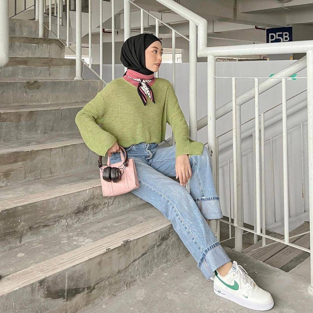 inspirasi OOTD ala Meirani Amalia (instagram.com/meiraniap)