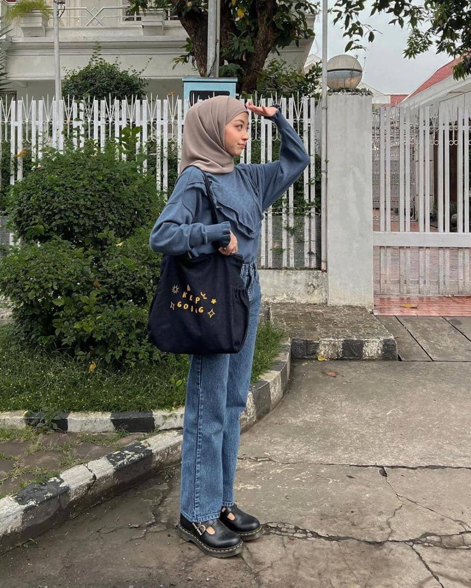 inspirasi OOTD ala Meirani Amalia (instagram.com/meiraniap)