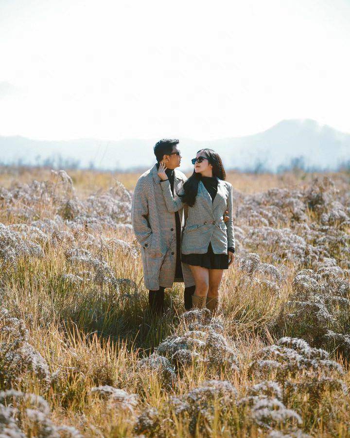 pemotretan artis di Bromo (instagram.com/denny_caknan)