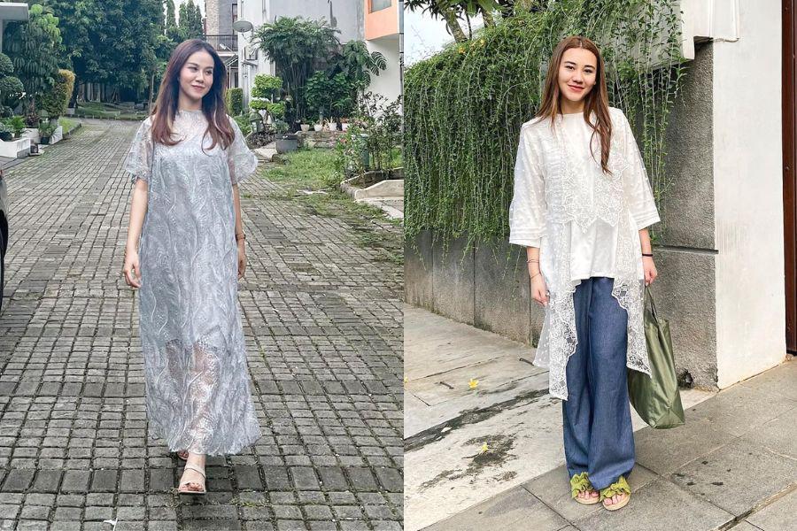 7 Adu Gaya Mayang Lucyana Vs. Aaliyah Massaid, Menawan dan Elegan!