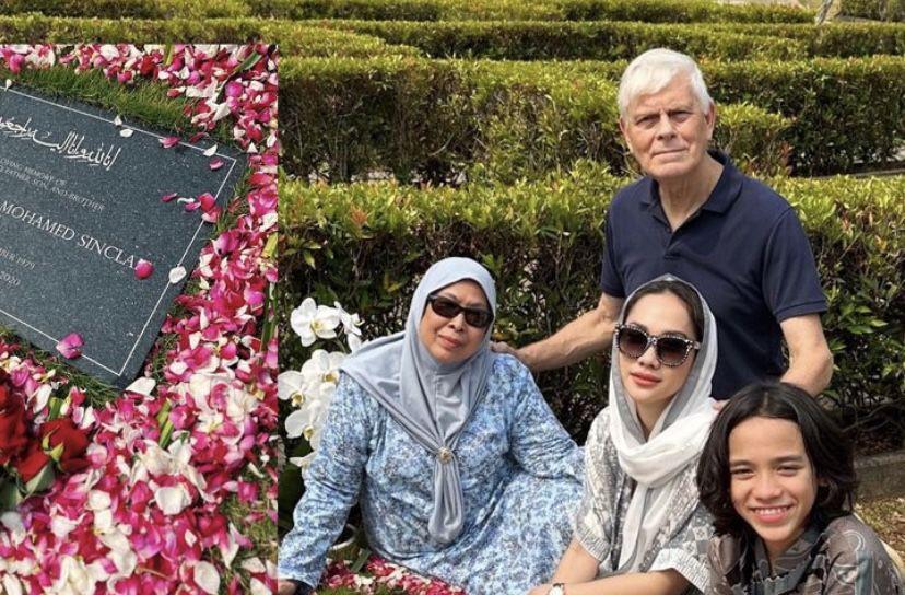 7 Potret BCL Nyekar ke Makam Mendiang Ashraf yang Berulang Tahun ke-44