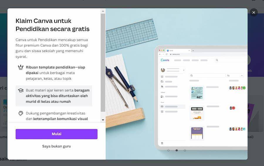 ilustrasi Canva Premium Guru (dok. Canva)