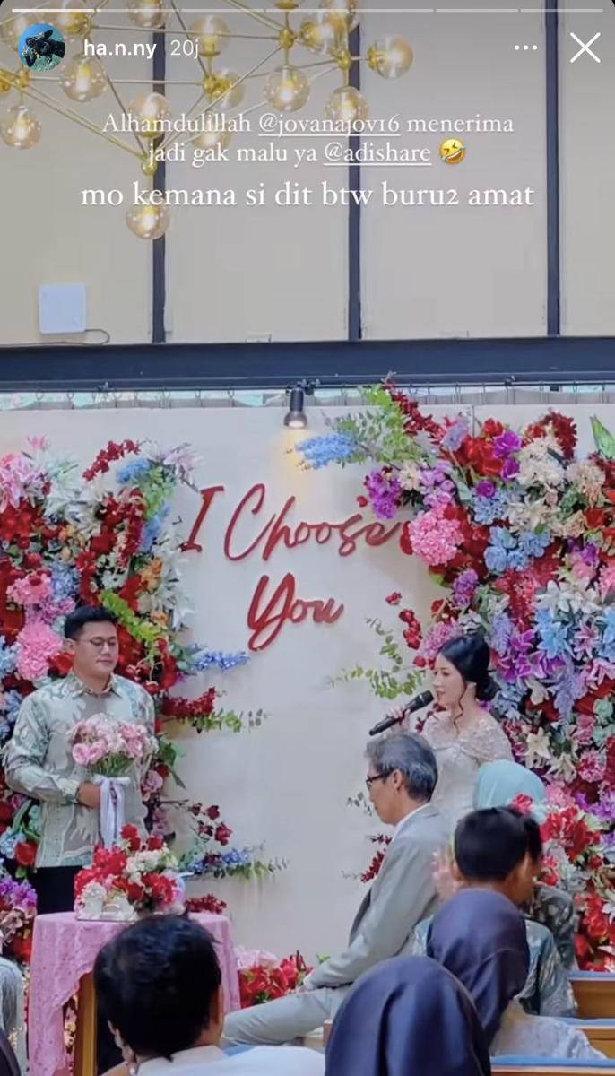 potret pertunangan Jovanna dan Adit (Instagram.com ha.n.ny)