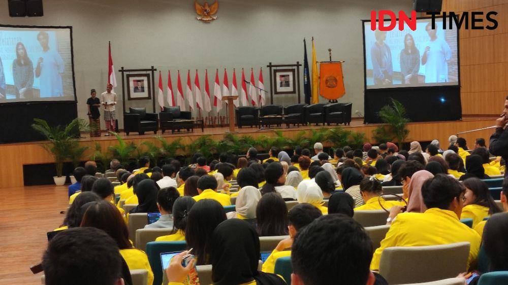 Kuliah kebangsaan di Universitas Indonesia (UI) (IDN Times/Yosafat Diva Bayu Wisesa)