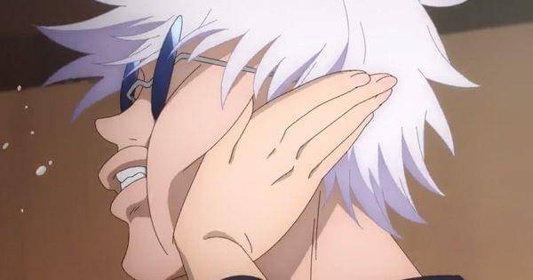 Gojo terkena tamparan Riko ( Dok. Mappa / Jujutsu Kaisen S2 )