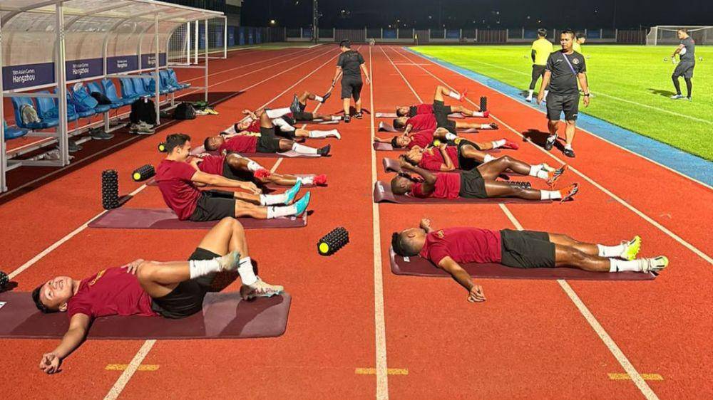 Timnas Indonesia jalani pemulihan jelang Asian Games 2022. (Dok. PSSI)