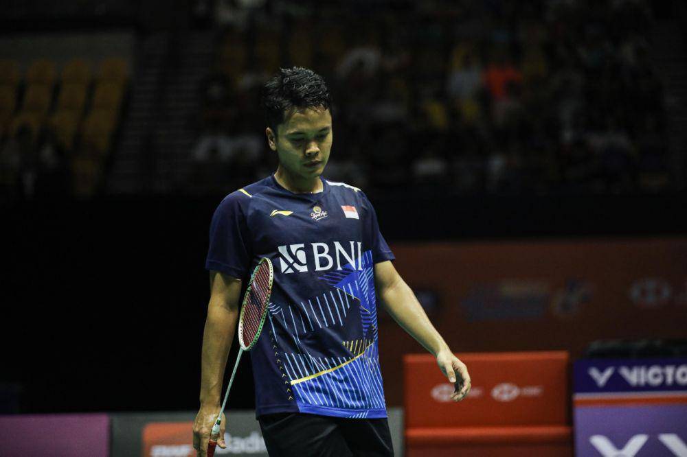 Anthony Ginting di Hong Kong Open 2023 (dok. PP PBSI)