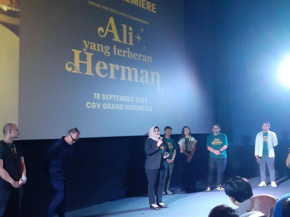 Gala Premiere Ali yang Terheran Herman. (Ezri TS/IDN Times)
