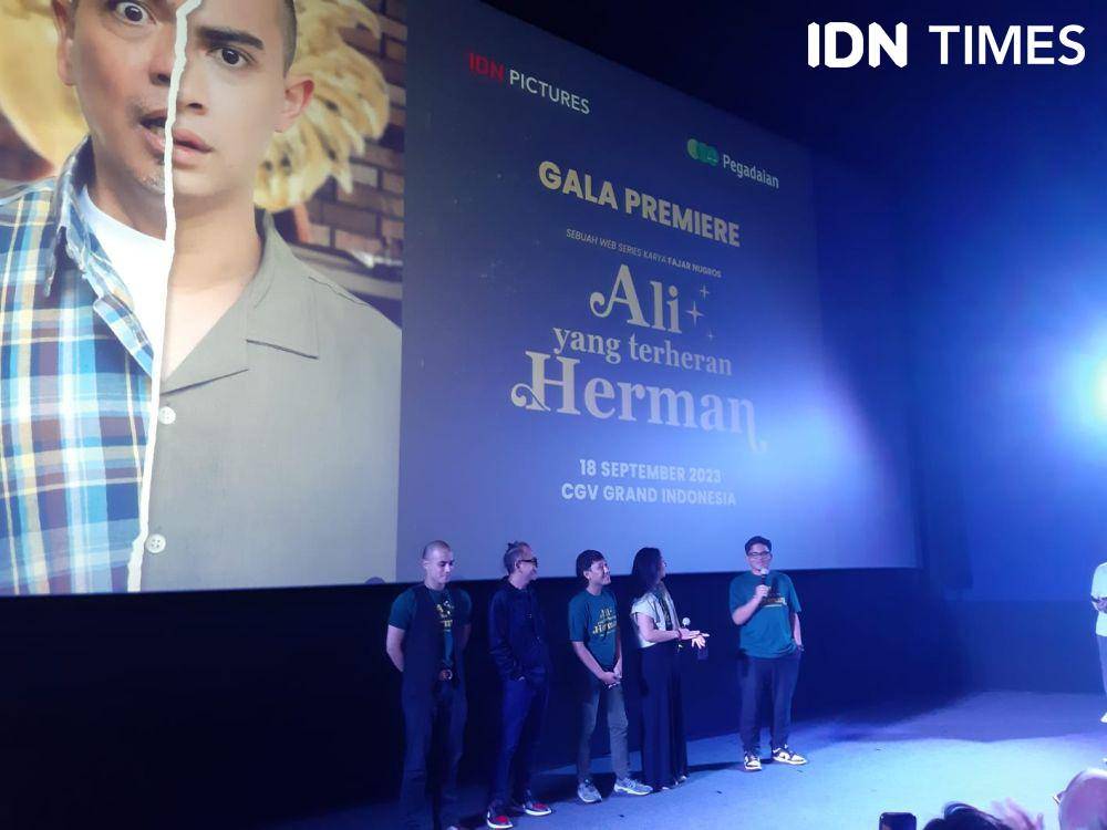 Gala Premiere webseries Ali yang Terheran Herman. (Ezri Tri Suro/IDN Times)