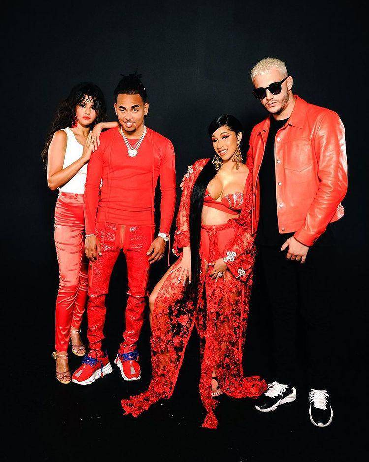 Selena Gomez, Ozuna, Cardi B, dan DJ Snake (instagram.com/billboard)
