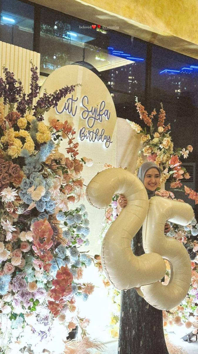 ulang tahun Cut Syifa (Instagram.com/cutsyifaa)