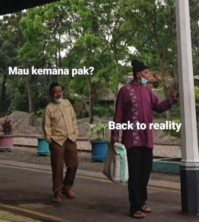 meme dihajar kehidupan (twitter.com/tololmeroket)