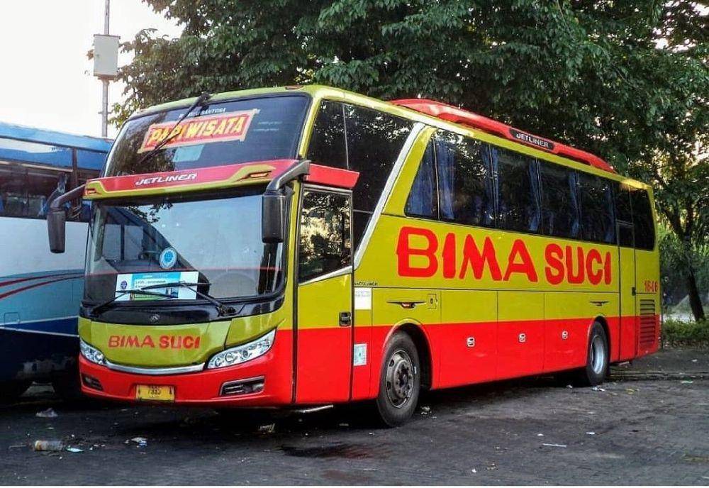 Ilustrasi bus Bima Suci (pinterest.com/laerciovillalba)