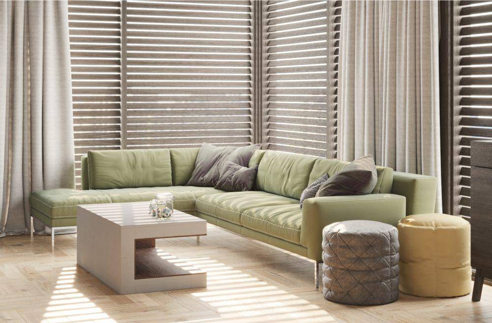 inspirasi dekorasi sofa hijau di ruang tamu (unsplash.com/Bilal Mansuri)