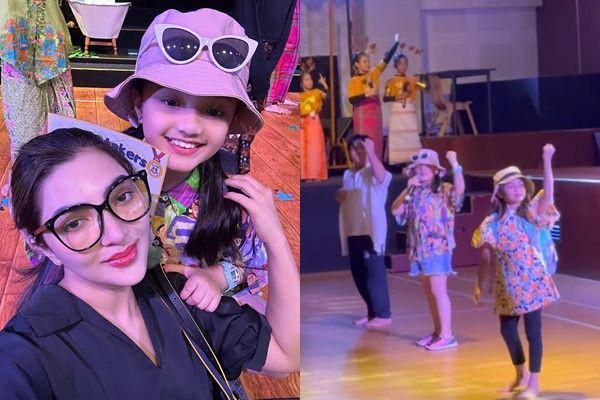 7 Potret Arsy Hermansyah Pentas Seni di Sekolah, Ashanty Bangga!