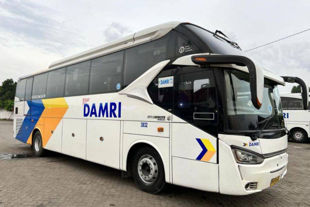 Ilustrasi bus Damri (damri.co.id)