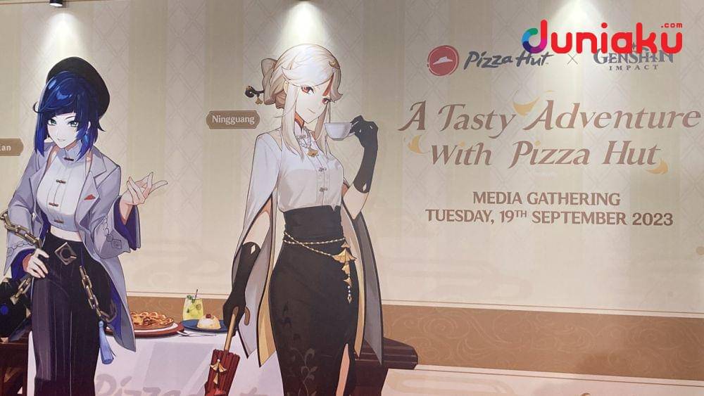 Media Gathering Pizza Hut x Genshin Impact. duniaku.com/Adhitya Daniel