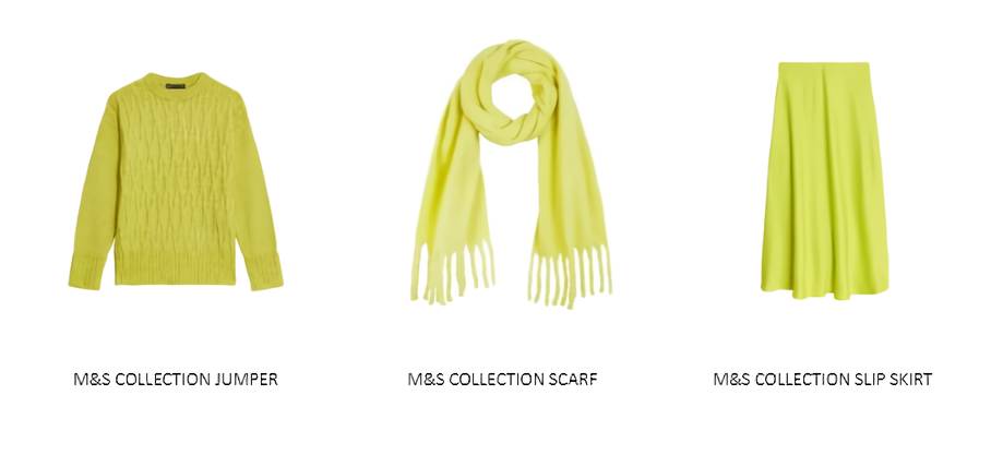 Koleksi autumn Marks & Spencer di peluncuran pop-up store terbarunya di Main Atrium East Mall Grand Indonesia pada Selasa (19/9/2023). (dok. Marks & Spencer)
