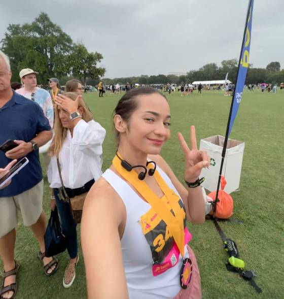 potret Enzy Storia ikut Race Half Marathon di Washington (instagram.com/enzystoria)