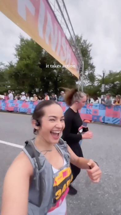 potret Enzy Storia ikut Race Half Marathon di Washington (instagram.com/enzystoria)