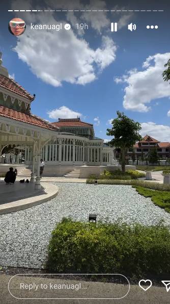 potret Keanu Agl di Royal Dinner Mangkunegaran (instagram.com/keanuagl)