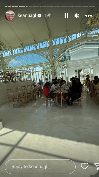 potret Keanu Agl di Royal Dinner Mangkunegaran (instagram.com/keanuagl)