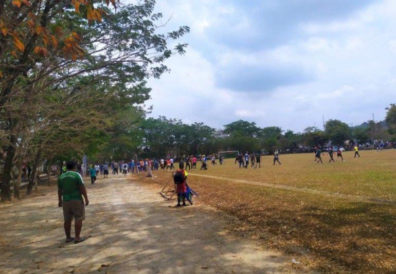 Porprov Lahat Ricuh, Wasit Sepak Bola Dipukul Pemain Asal Palembang