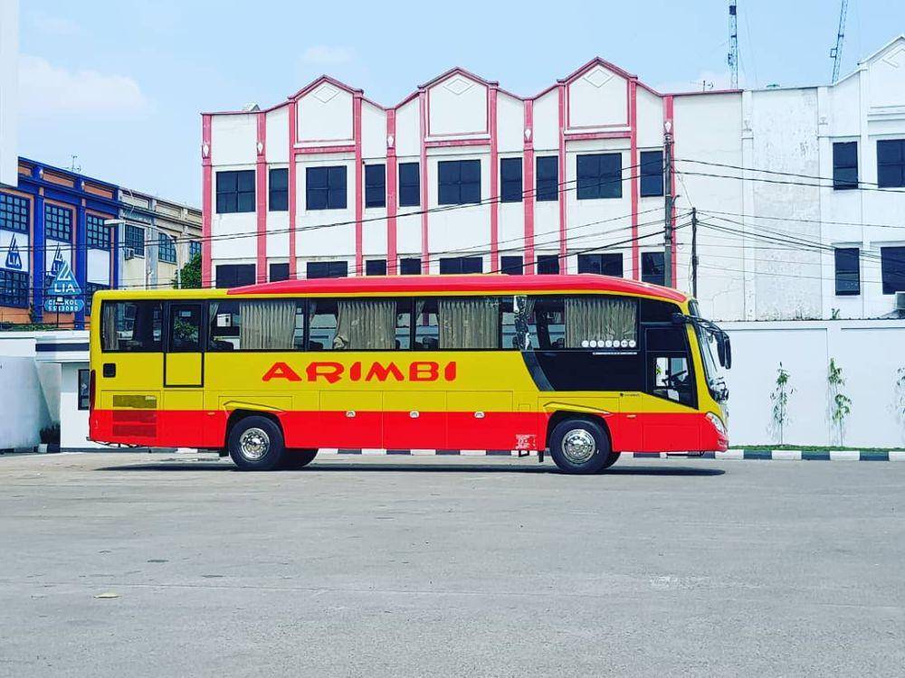 Ilustrasi bus Arimbi (instagram.com/official.arimbi)