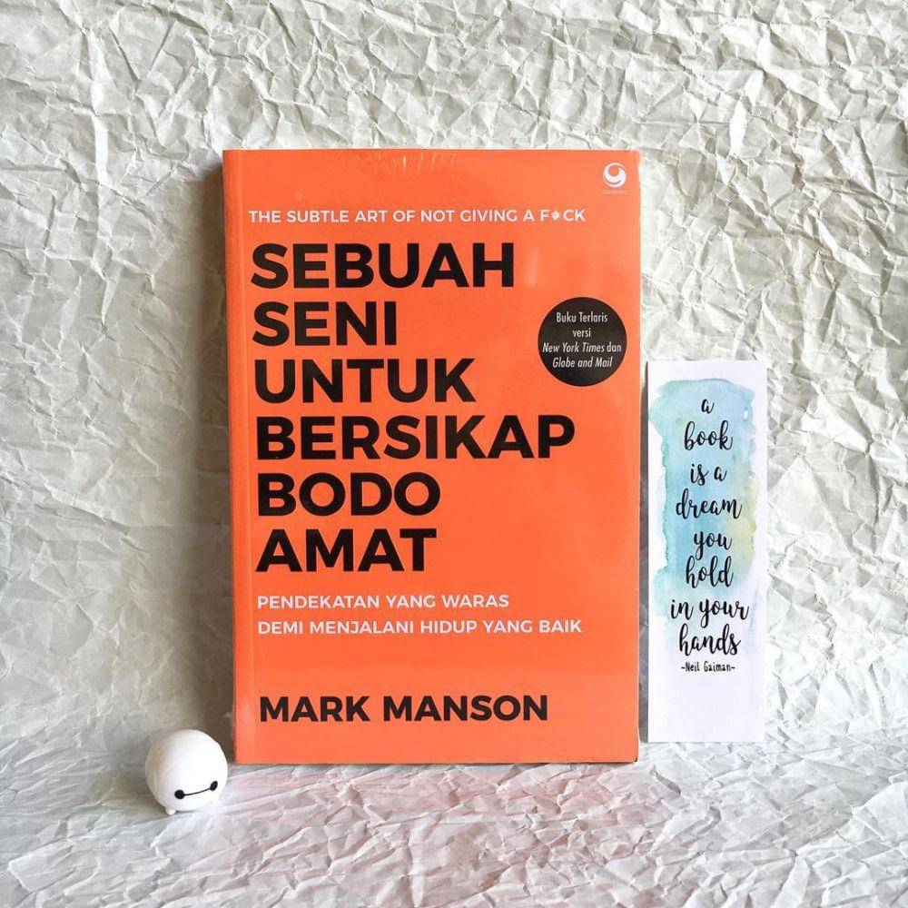Buku Sebuah Seni Untuk Bersikap Bodo Amat (instagram.com/solusibuku)