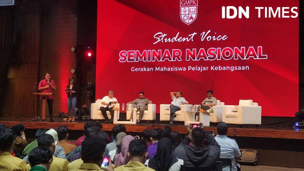 Seminar nasional GMPK (IDN Times/Yosafat Diva Bayu Wisesa)