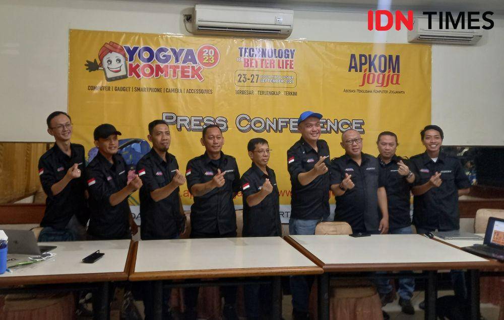 Jumpa pers YOGYAKOMTEK 2023. (IDN Times/Herlambang Jati Kusumo)