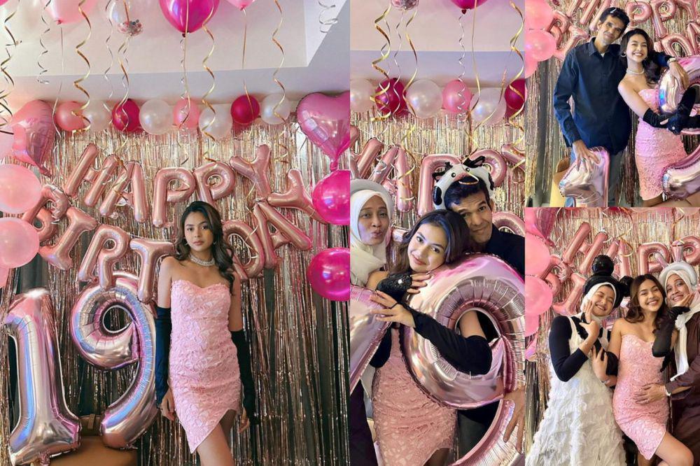 10 Momen Ultah ke-19 Dinda Mahira Bersama Keluarga