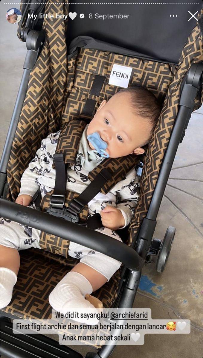 potret terkini Archie anak Marshel Widianto yang disebut mirip Cipung (Instagram.com/ceseniy)