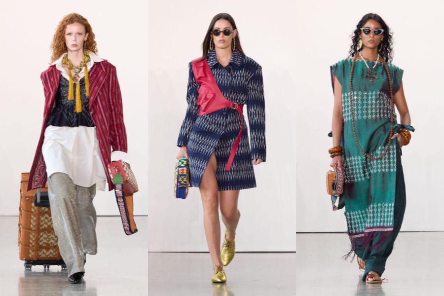 9 Koleksi Ulos Karya Merdi Sihombing di NYFW 2023, Memukau!