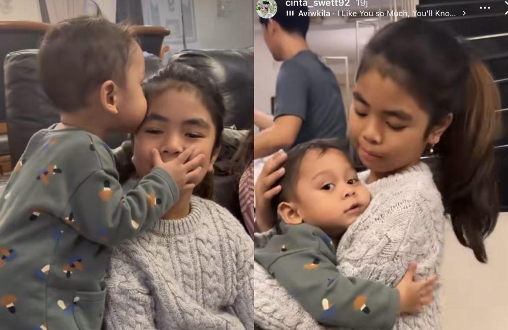 7 Potret Baby L Playdate Sama Anak Tiri Angga Wijaya, Nemplok!