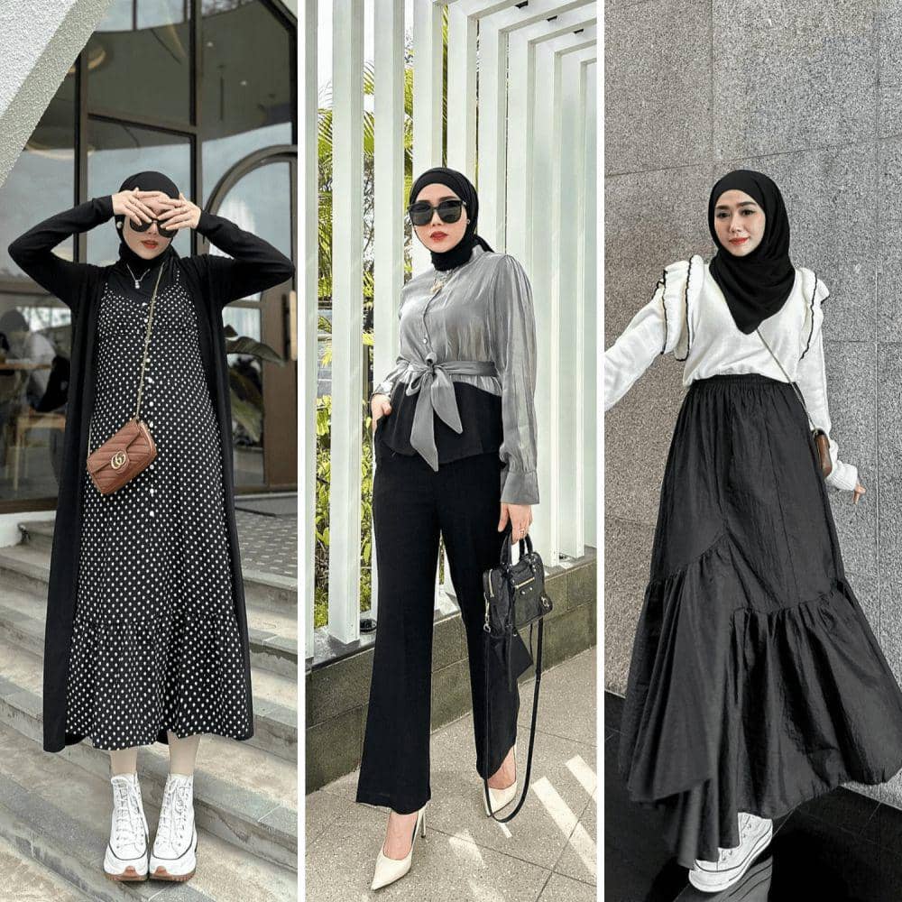 11 Inspirasi Outfit Monokrom ala Yolla Anggita, Elegan Setiap Saat!
