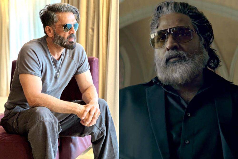 Suniel Shetty dan Vijay Sethupathi (instagram.com/suniel.shetty | dok. Red Chillies Entertainment/Jawan)